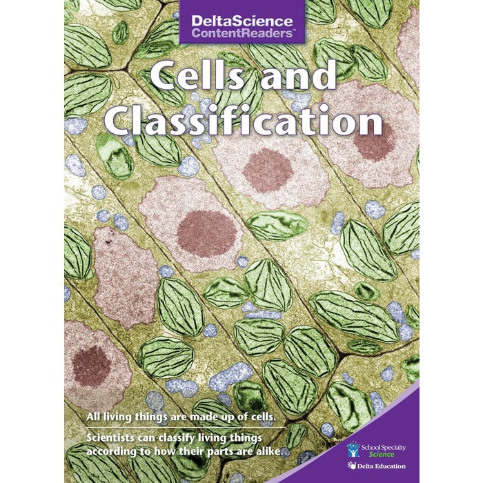 Delta Science Content Readers Cells and Classification Purple Book, Pack of 8
