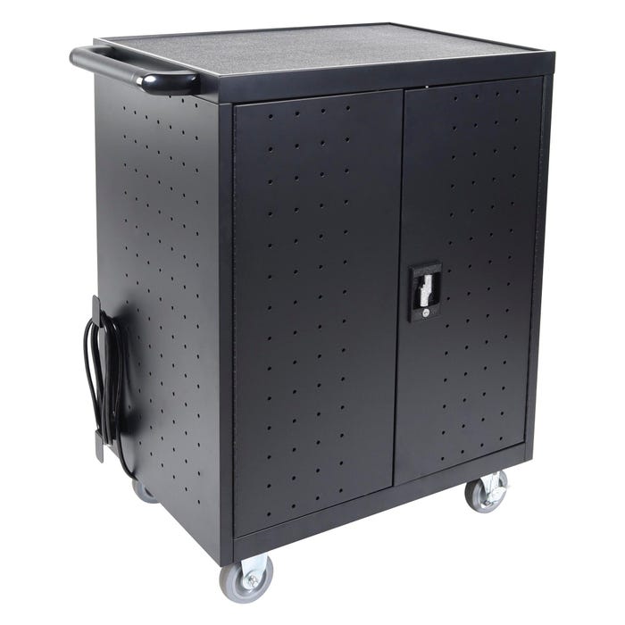 Luxor Laptop and Chromebook Charging Cart with Timer