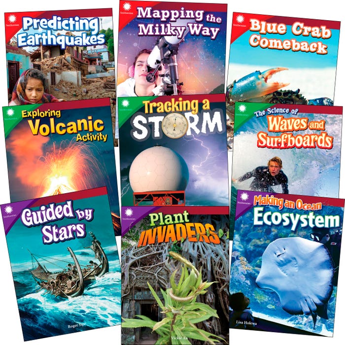 Teacher Created Materials The Natural World STEAM Books, Grades K to 2, Set of 9