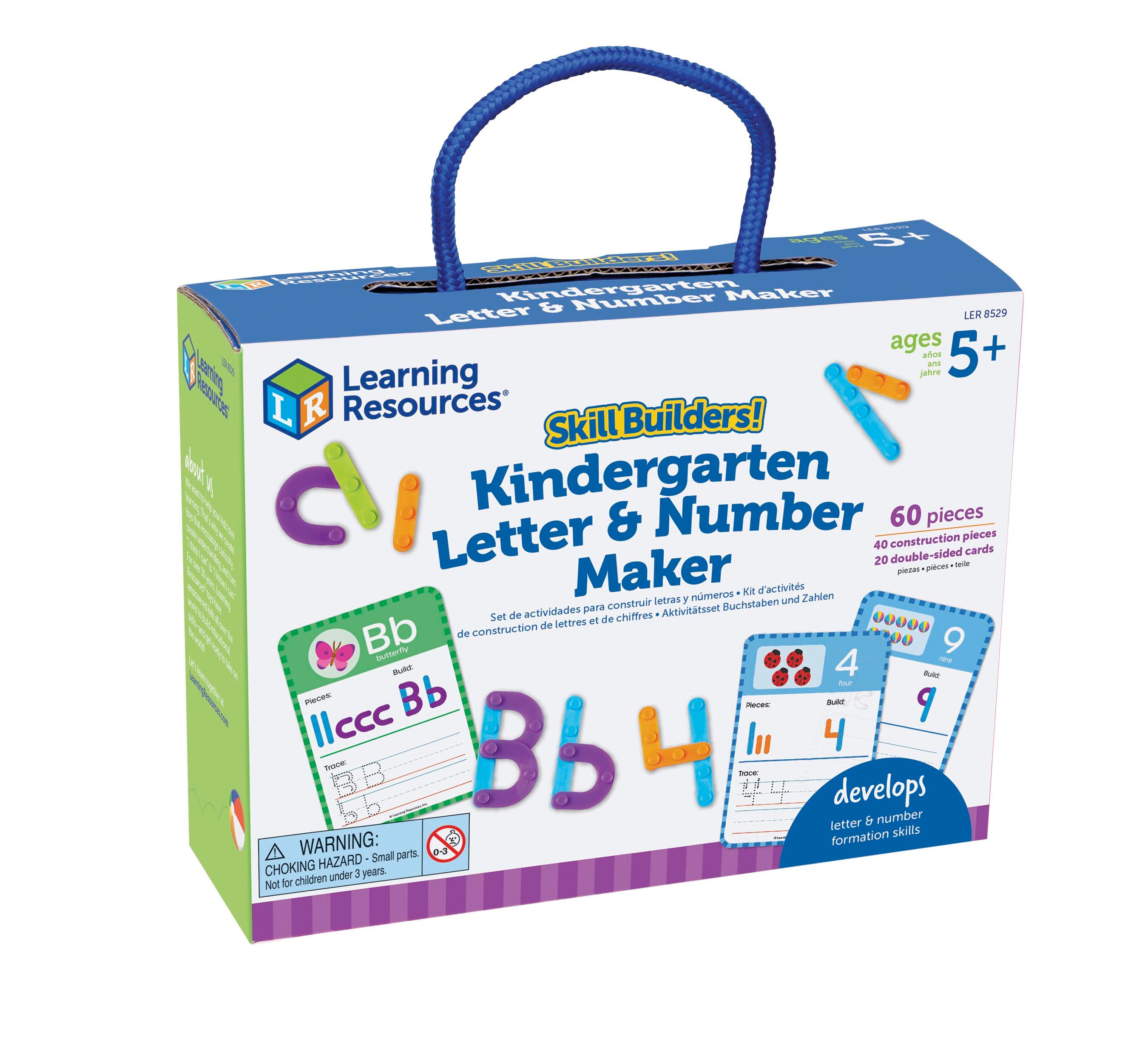 Learning Resources Skillbuilders Letter and Number Maker, Grade K, Item Number 2098428