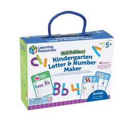 Learning Resources Skillbuilders Letter and Number Maker, Grade K, Item Number 2098428