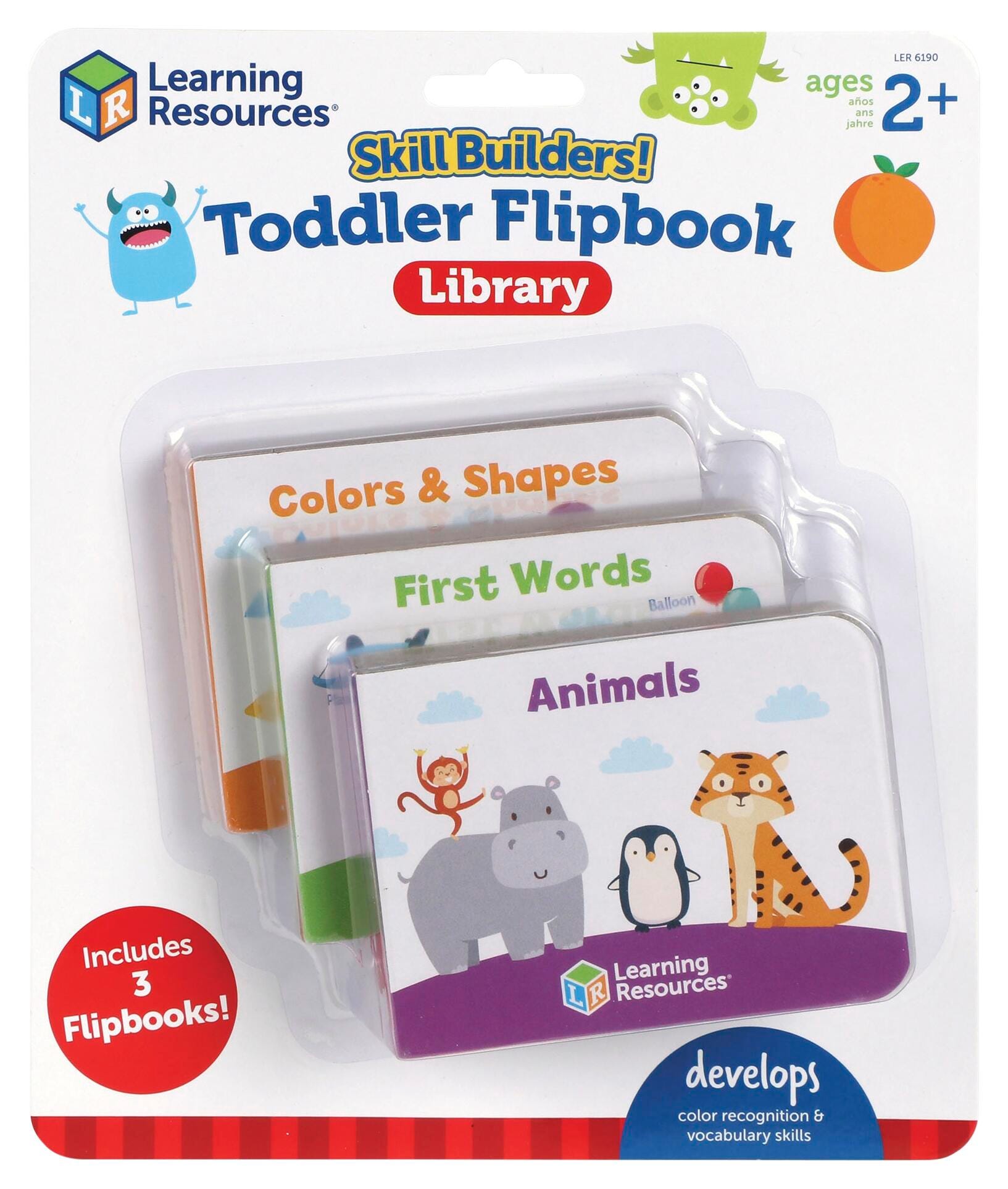 Learning Resources Skill Builders Toddler Flipbook Library 2148021