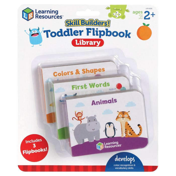 Learning Resources Skill Builders Toddler Flipbook Library