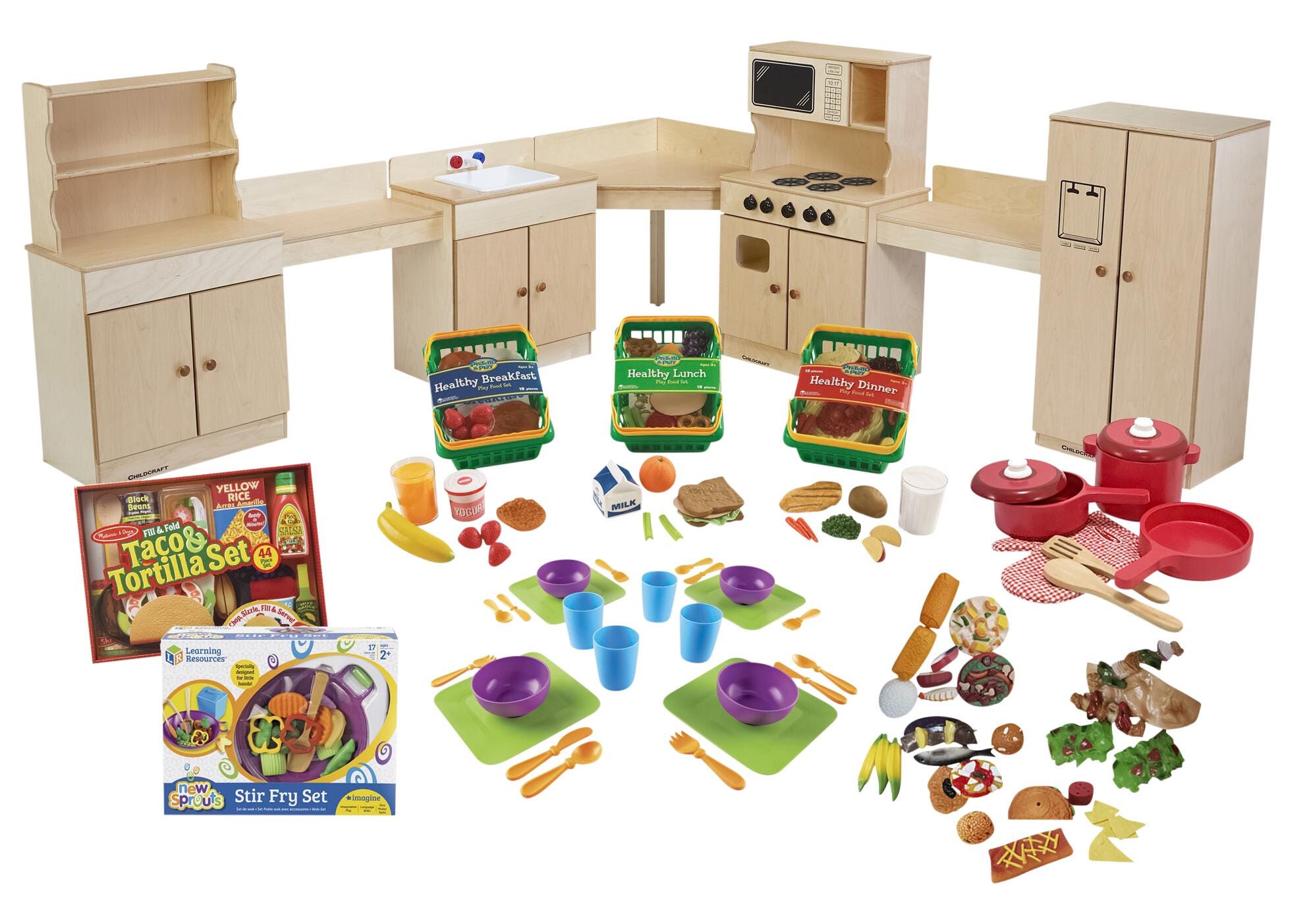 PreK-K Dramatic Play Kitchen Bundle 2