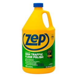 Zep Commercial High-Traffic Floor Finish, 128 Fluid Ounces, Green, Carton of 4, Item Number 2050298