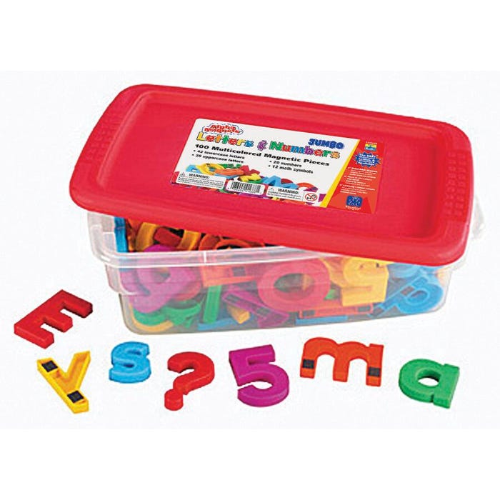 Educational Insights Jumbo Alphamagnets & Math-