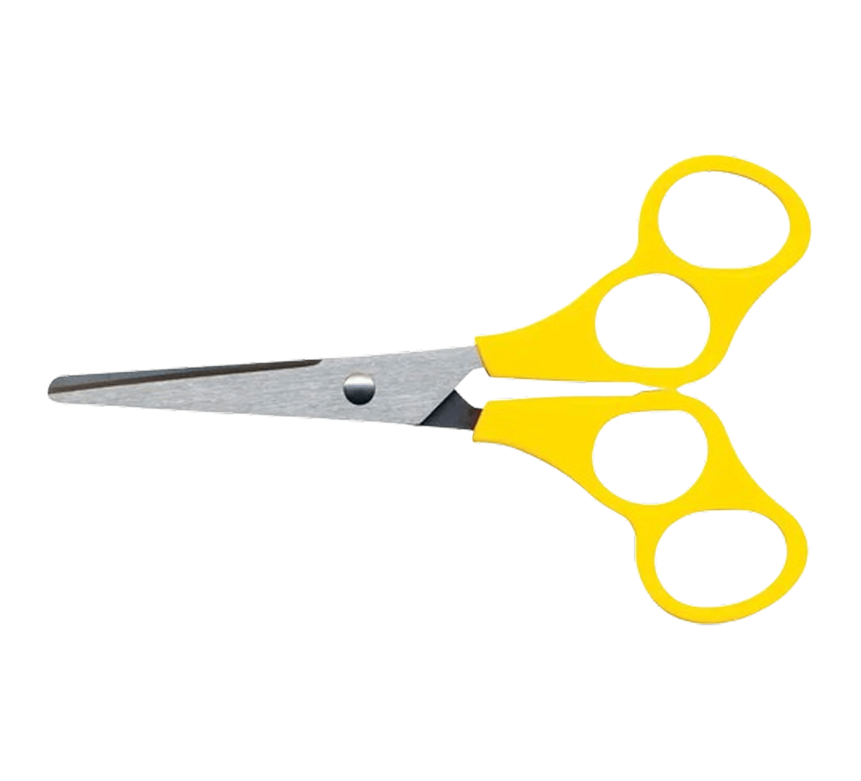 Yellow loop scissors for fine motor skill development