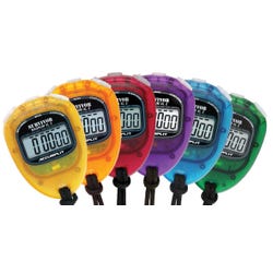 Accusplit Survivor 2 Series Stopwatch Set of 6 Translucent Colors, Item Number 1540604