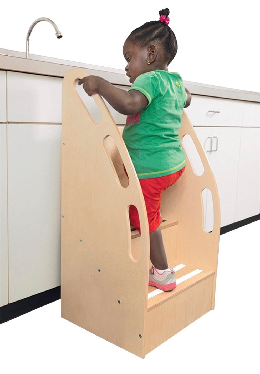 Image for Whitney Brothers Step-Up Tall Stairs, 19 x 35-1/2 x 16 Inches from School Specialty