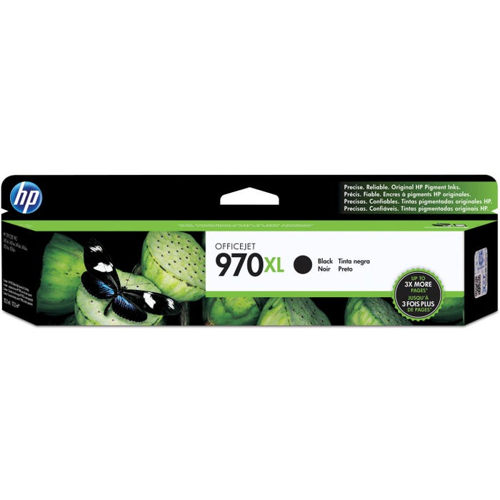 HP 970XL Ink Toner Cartridge, CN625AM, Black