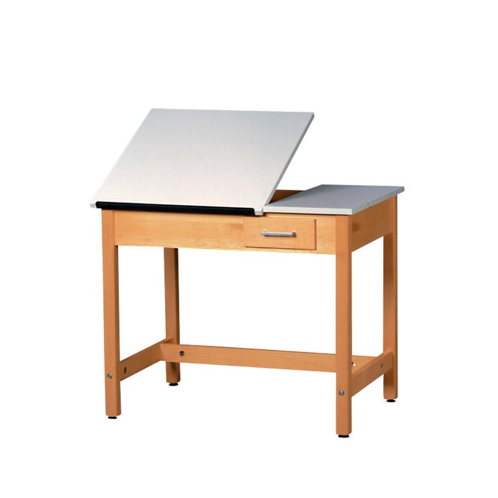 Diversified Spaces Draftsman Drawing Table, 36 x 24 x 29-3/4 Inches, Maple, Plastic