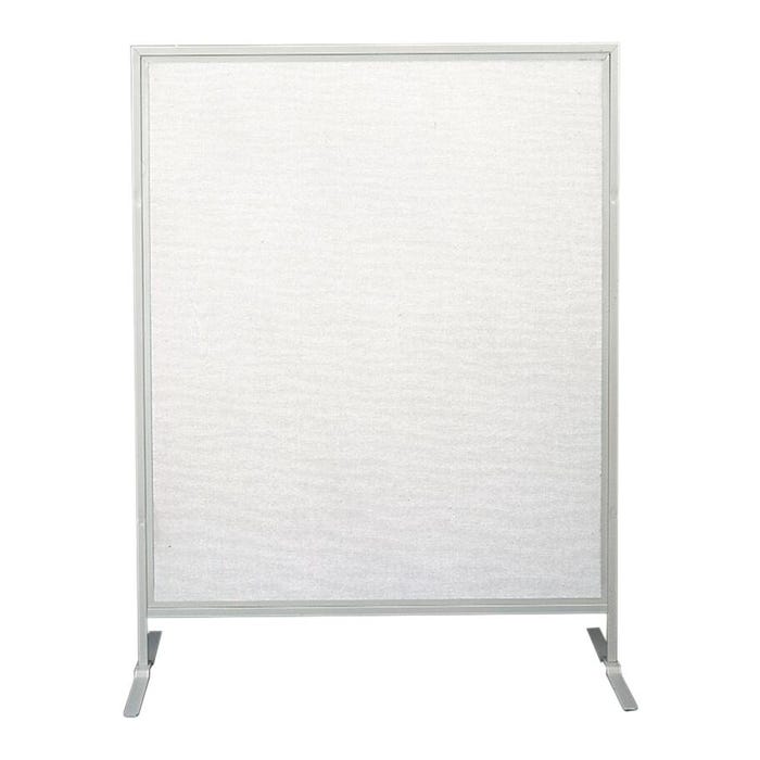Multiplex Child Size Tackboard Display Panel with Feet, 40 x 48 x 55 Inches, Vinyl, Steel Frame, Gray Color