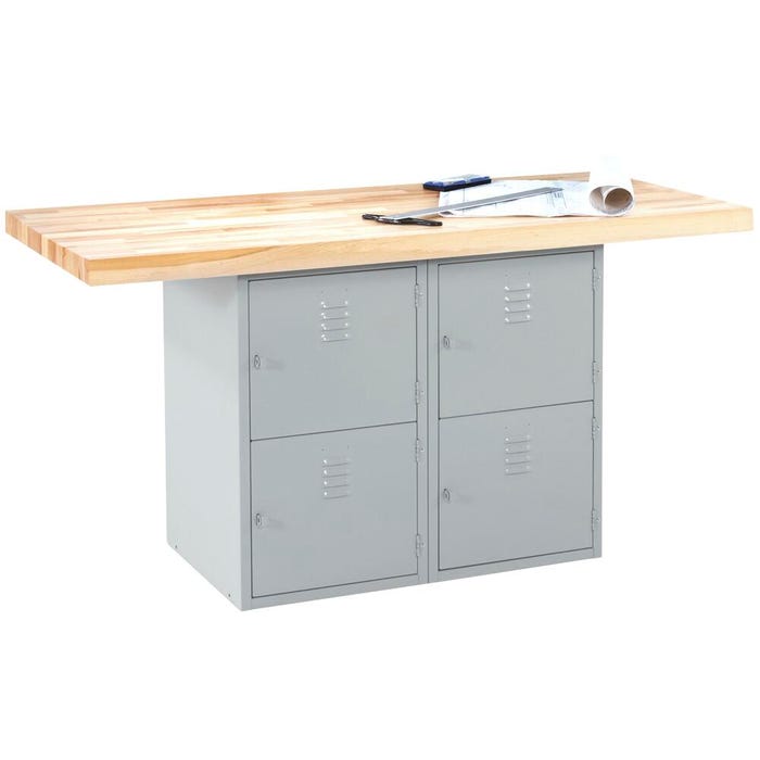 Diversified Woodcrafts 2 Station 4 Locker Workbench