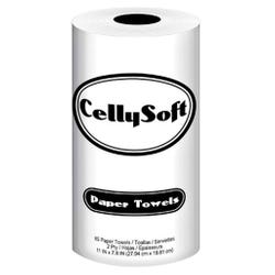 Celly Soft Standard Roll Paper Towel, Perforated, 2-Ply, White, 85 sheets, Pack of 30