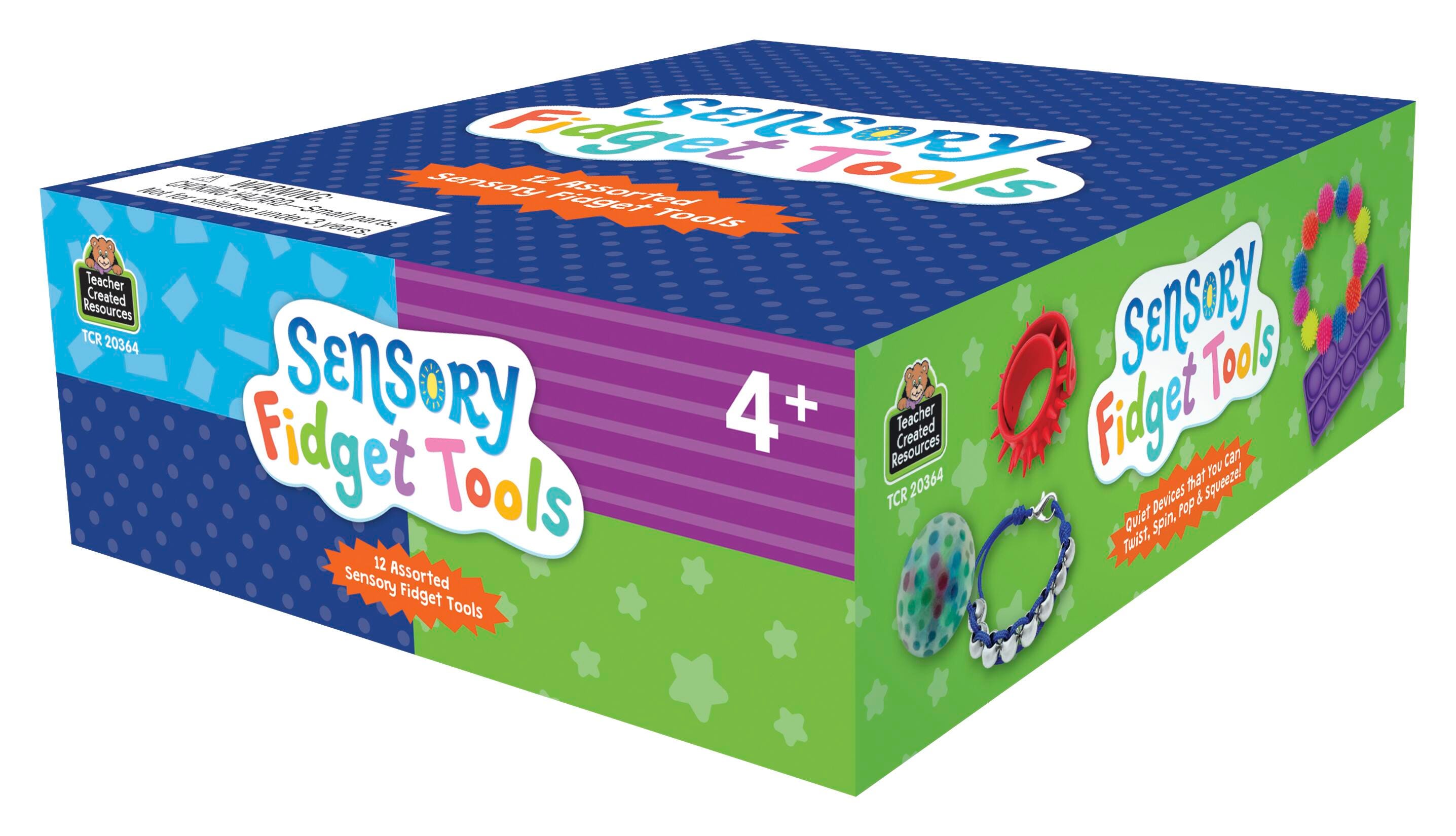 Teacher Created Resources Fidget Box Sensory Fidget Tools, Set of 12 2096576