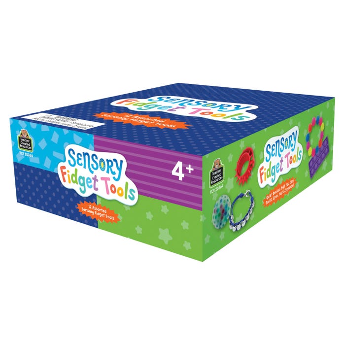 Teacher Created Resources Fidget Box Sensory Fidget Tools, Set of 12
