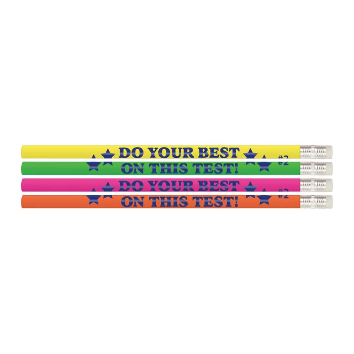 Musgrave Pencil Co. Do Your Best On This Test Pencils, Pack of 12