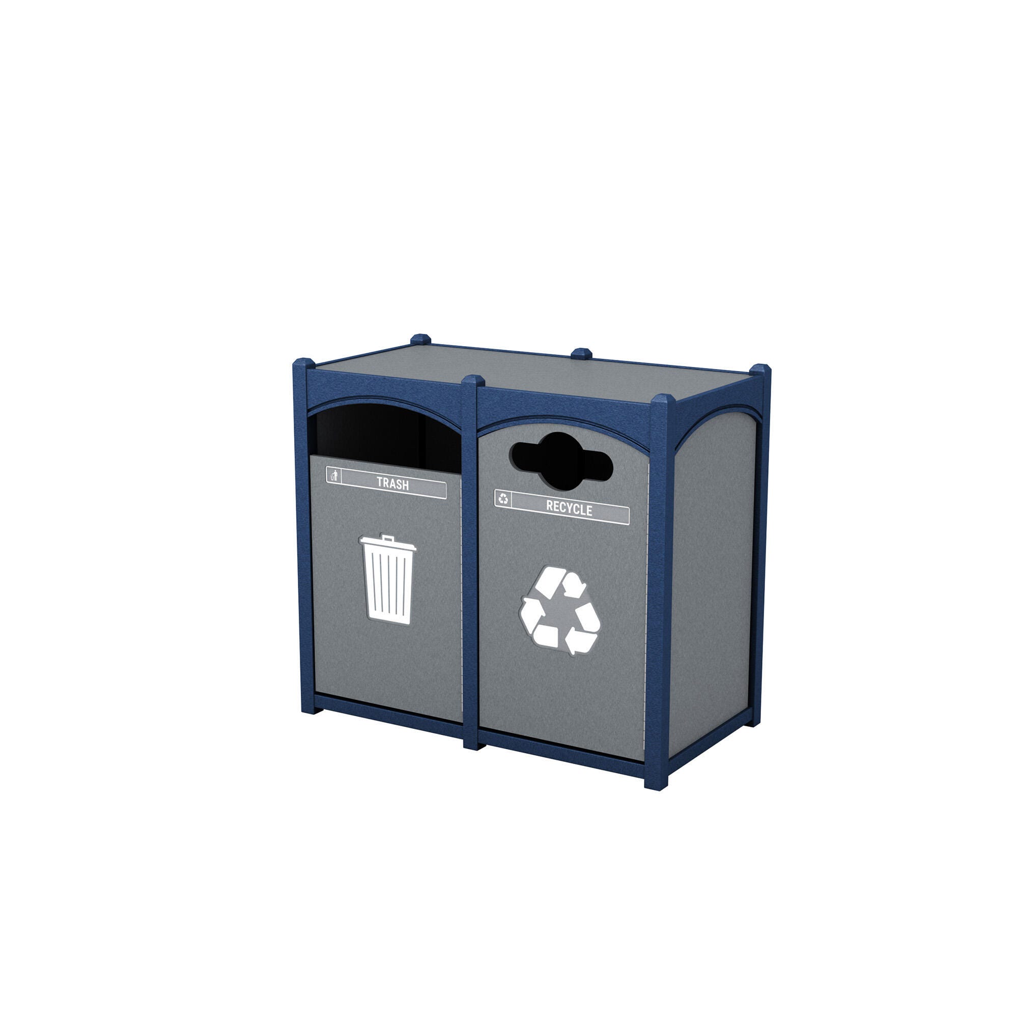 NexTerra Superior 38 Gallon Sideload Double Recycle Station 2219935