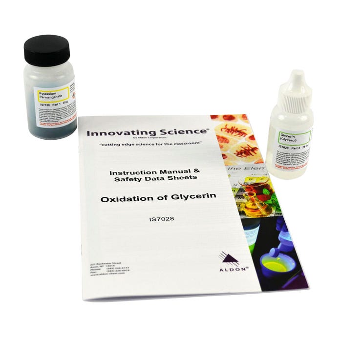 Innovating Science Oxidation Of Glycerin Chemical Demonstration Kit