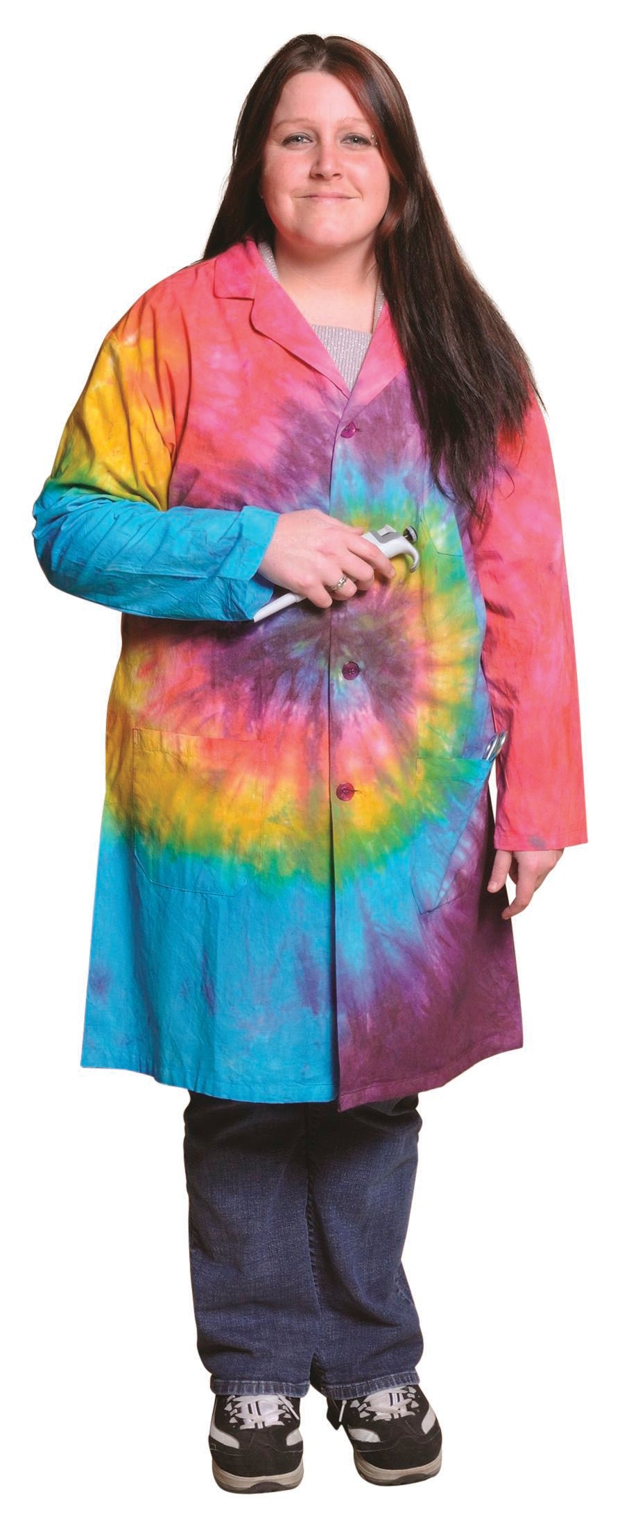 United Scientific Tie-Dyed Laboratory Coat, Medium 2093185