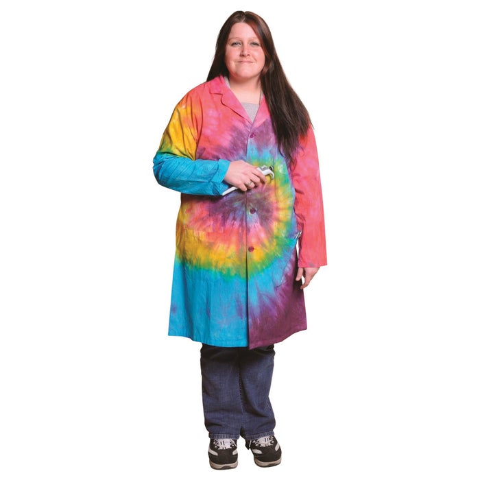 United Scientific Tie-Dyed Laboratory Coat, Medium