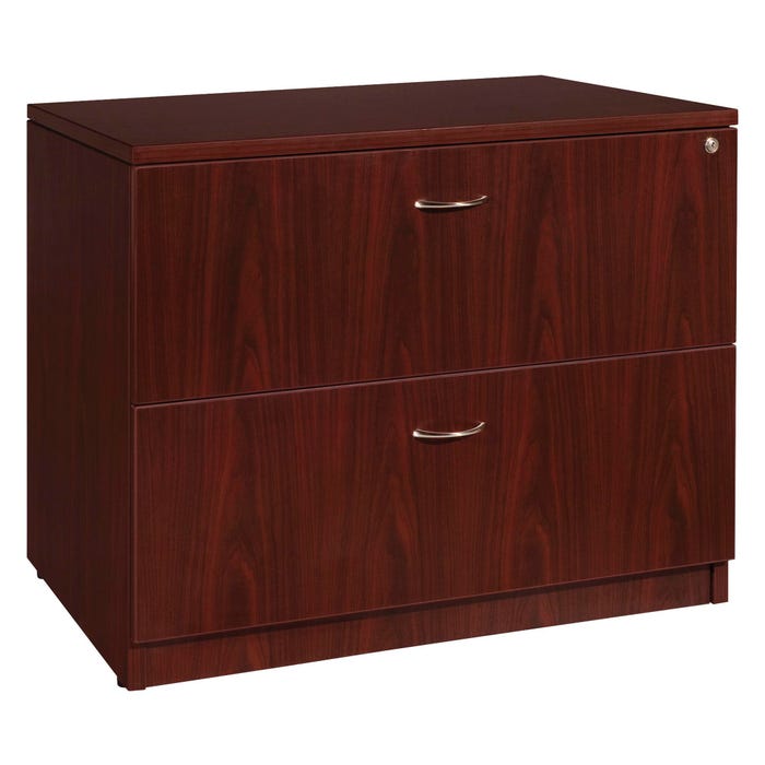Classroom Select Lateral File Cabinet, Mahogany, 35-1/2 x 22 x 29-1/2 Inches