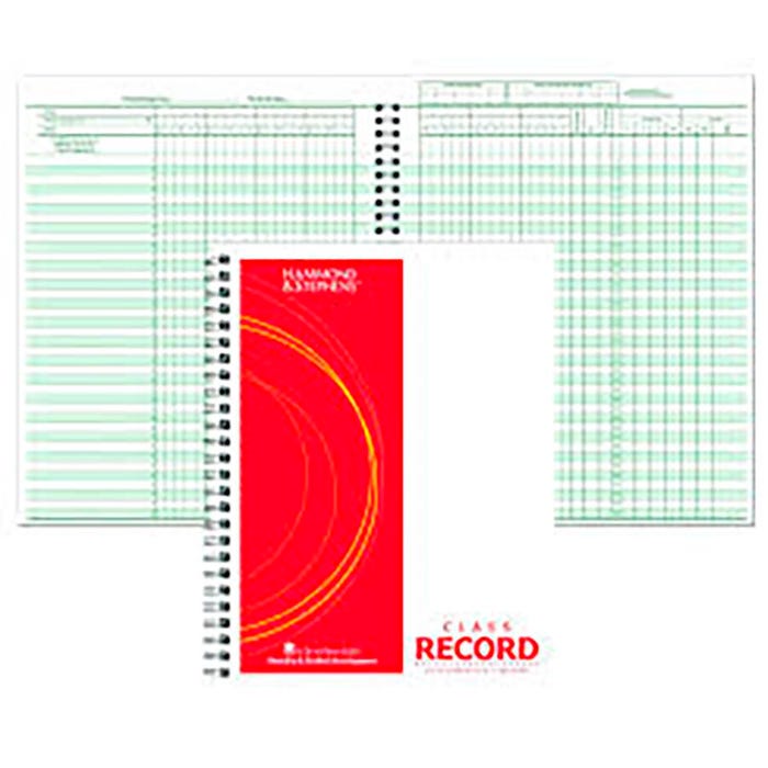 Hammond And Stephens 38 Student 6/7 Week Record Book, 8-1/2 x 11 Inches, PolyIce Cover
