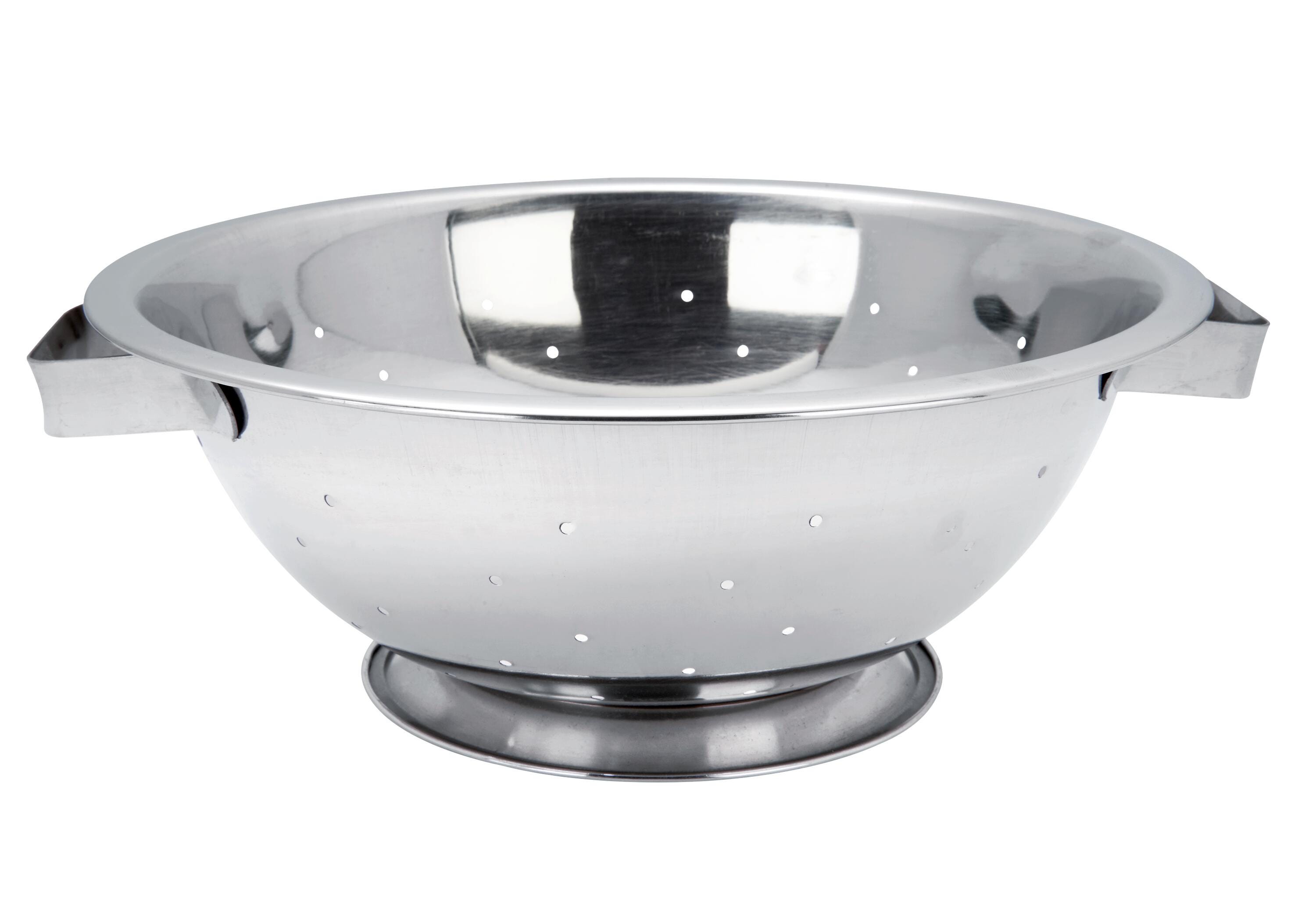 Crestware Stainless Steel Colander, 5 Quarts