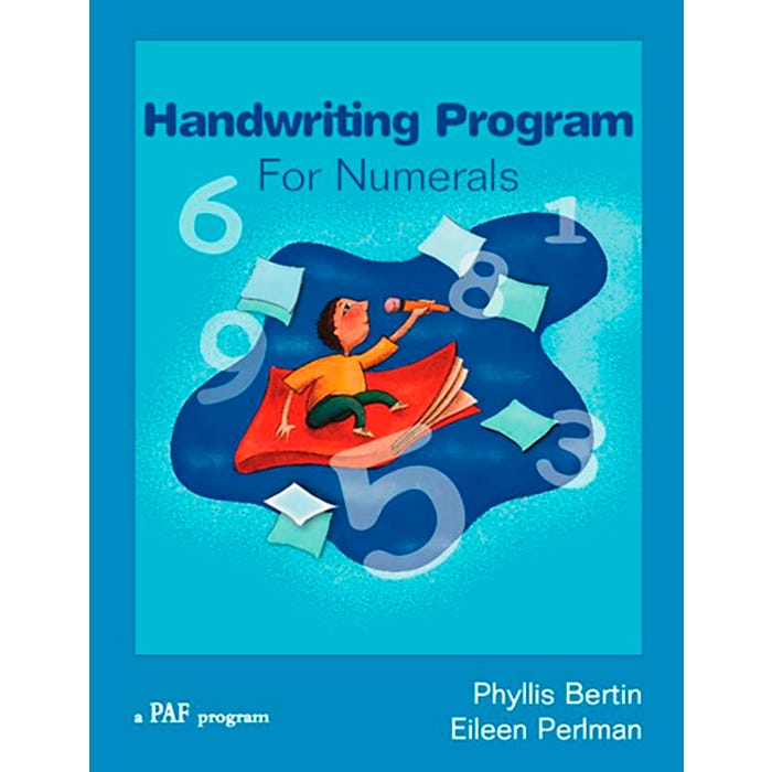 Preventing Academic Failure, Handwriting Program for Numerals