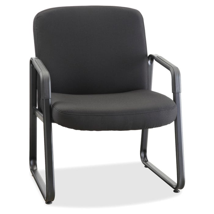 Classroom Select Big and Tall Fabric Guest Chair, 26-1/4 x 27-1/4 x 35 Inches, Black
