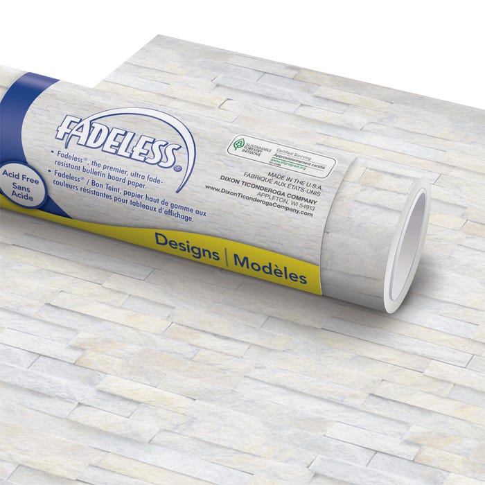 Fadeless Designs Paper Roll, Ledger Stone, 48 Inches x 12 Feet