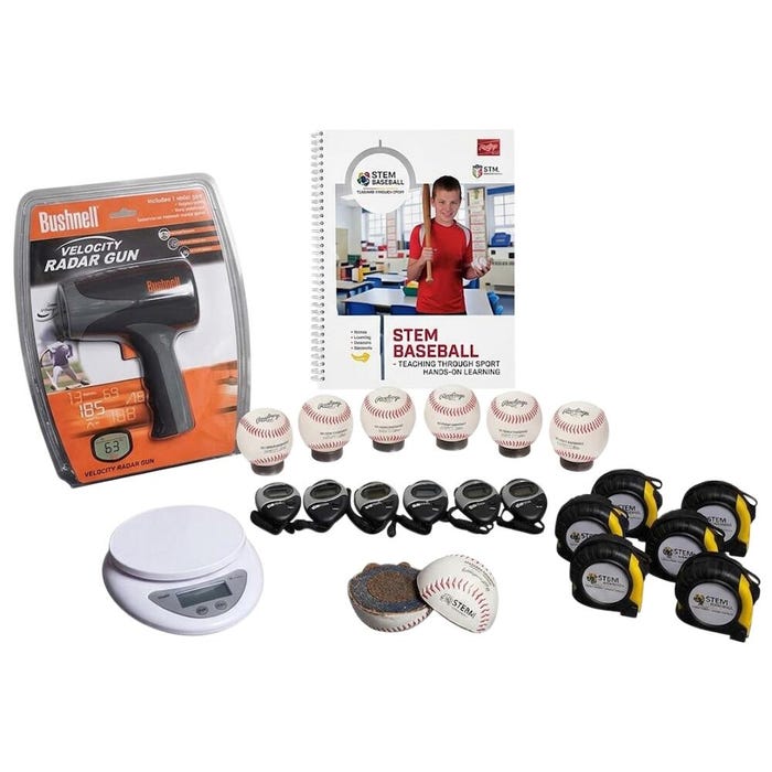 STEM Sports Baseball Complete Kit, Grades 3 to 5 & 6 to 8