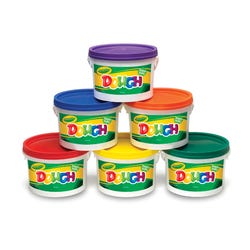 Crayola Dough, 3 Pound Buckets, Assorted Colors, Set of 6 443942