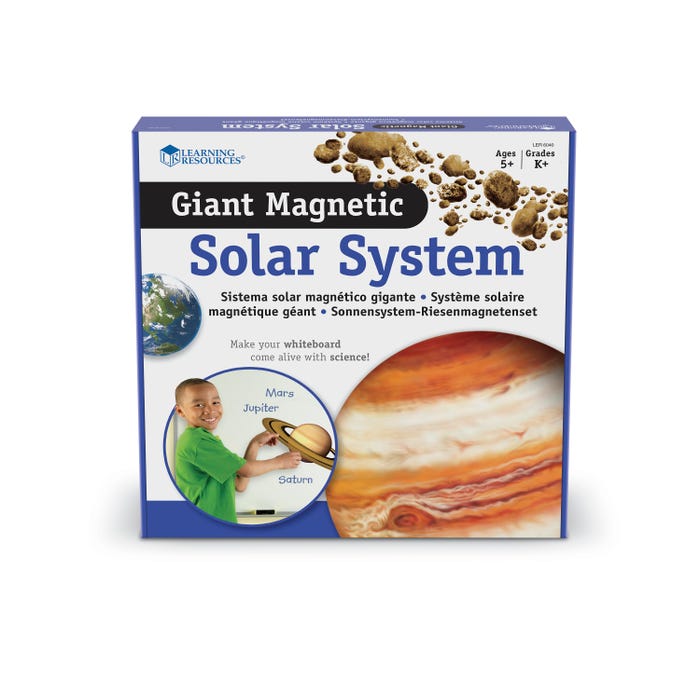 Learning Resources Giant Magnetic Solar System Set, 12 Pieces and Activity Guide