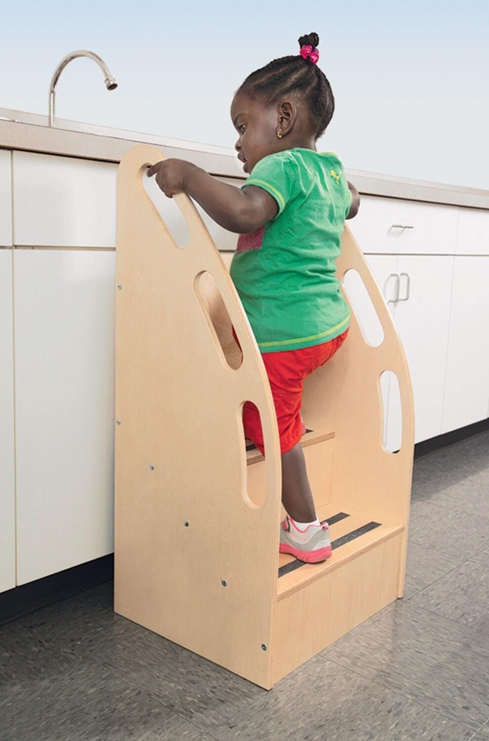 Image for Whitney Brothers Step-Up Tall Stairs, 19 x 35-1/2 x 16 Inches from School Specialty