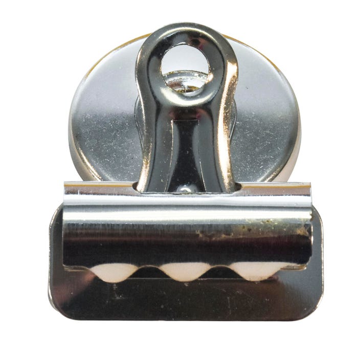 School Smart Magnetic Clip, 1-1/4 Inches, Pack of 24