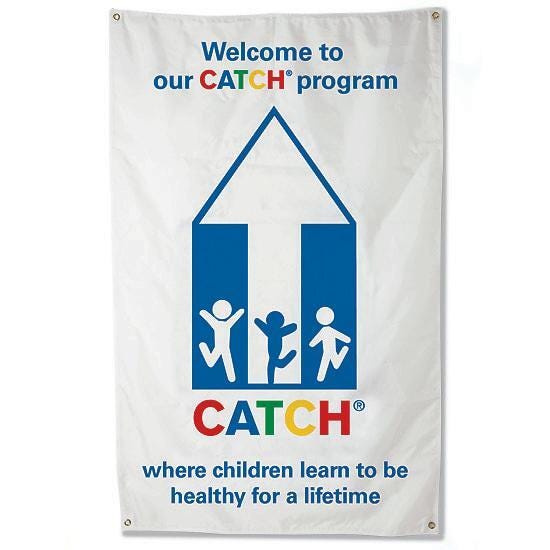 CATCH Welcome Banner, 5 x 3 Feet 2121852