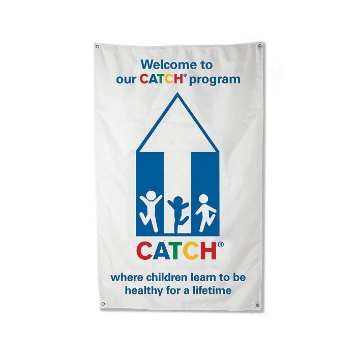 CATCH Welcome Banner, 5 x 3 Feet 2121852