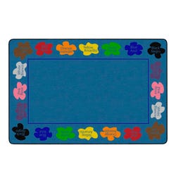 Image for Childcraft Learn Your Colors Bilingual Carpet, Rectangle from School Specialty