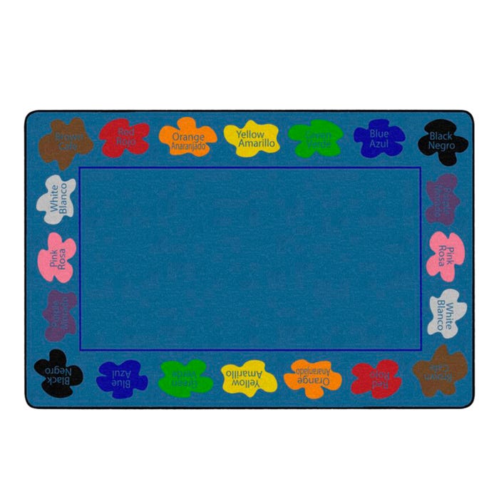 Childcraft Learn Your Colors Bilingual Carpet, Rectangle