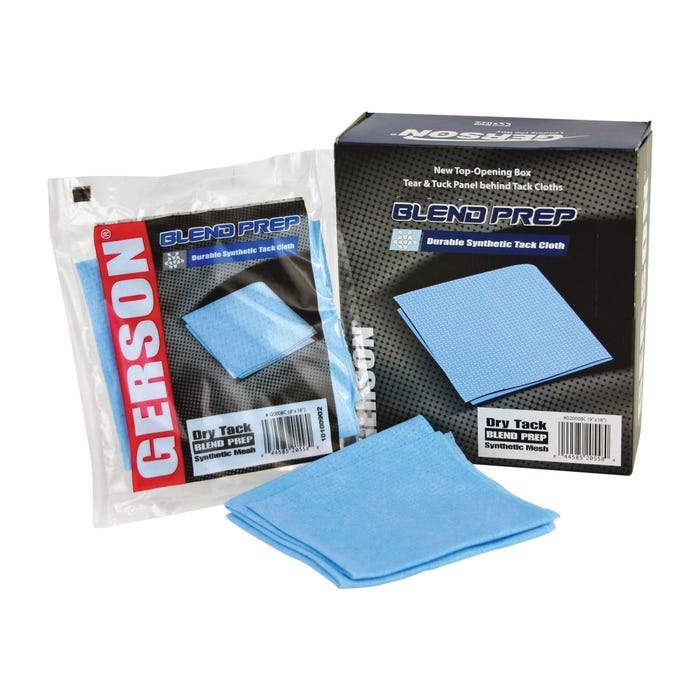 Gerson Lint-Free Tack Cloth, 18 X 9 in, Non-Woven Synthetic, Blue, Pack of 12