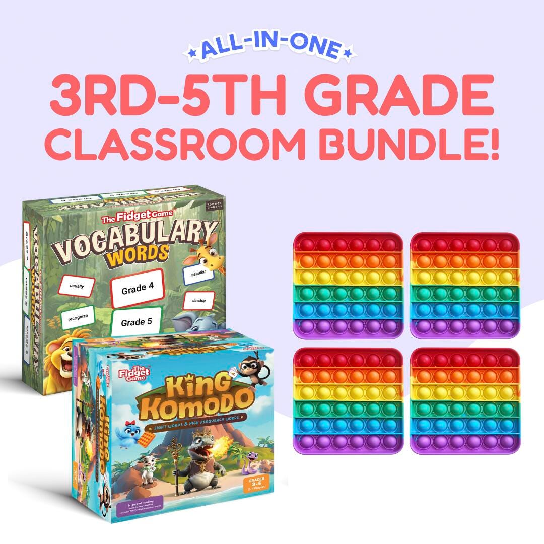 Image for The Fidget Game Grade 3 to 5 Classroom Bundle from School Specialty