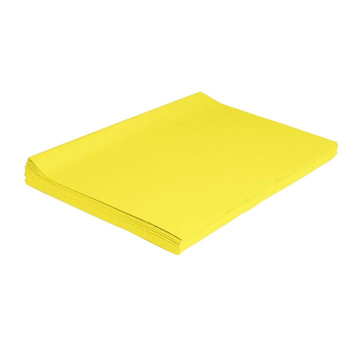 Kolorfast Non-Bleeding Tissue, 20 x 30 Inches, Yellow, 480 Sheets