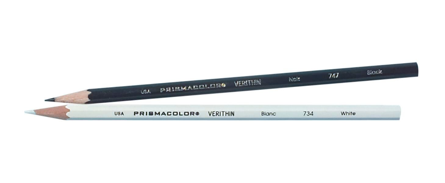 Prismacolor Verithin Colored Pencil, White 734, Each 233643