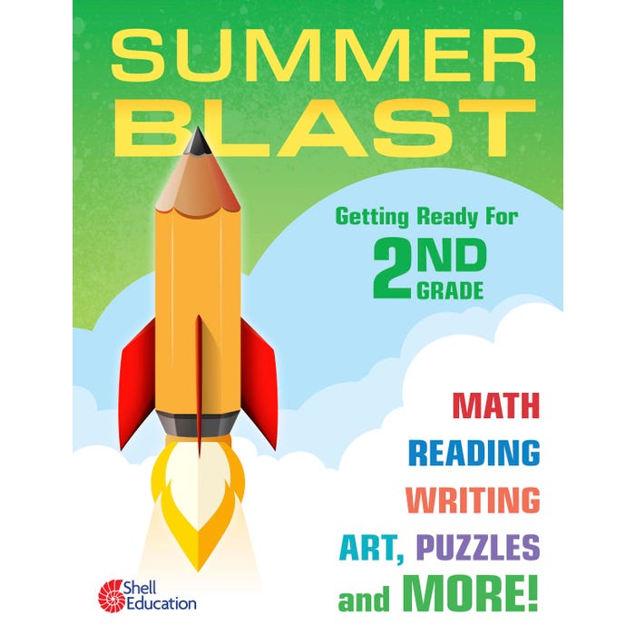 Shell Education Summer Blast: Getting Ready for Second Grade