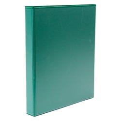 School Smart Polypropylene D-Ring View Binder, 1 Inch, Green 2138583