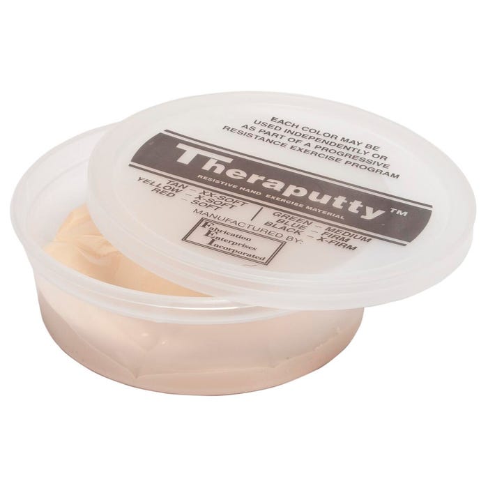 CanDo Theraputty XX-Soft, 4 Ounce, Tan