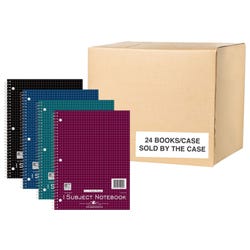 Roaring Spring Wirebound Graph Ruled Notebook, 10-1/2 x 8 Inches, 100 Sheets, Pack of 24