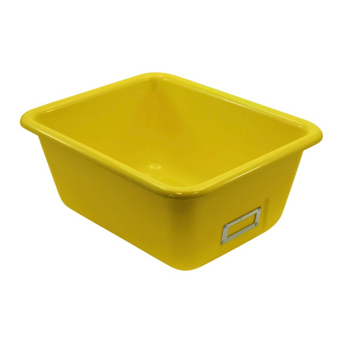 Shirley K's T-134 Storage Tray, 14-1/2 x 11-1/2 x 6-1/4 Inches, Yellow