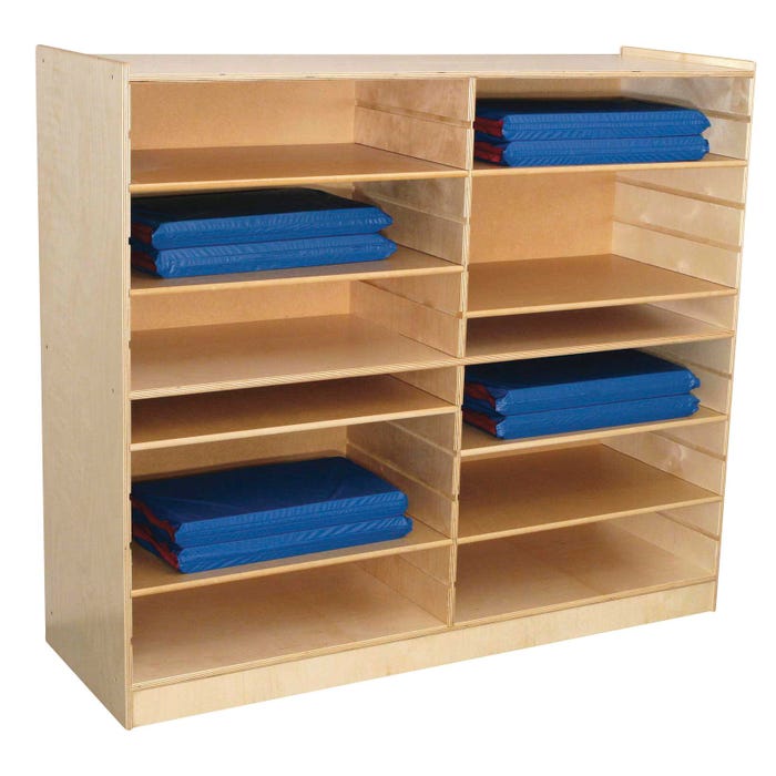 Wood Designs Shelves for Storage Mat Center, 25-15/16 x 16-3/4 Inches, Pack of 6